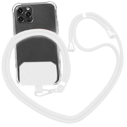 Adjustable Phone Lanyard with Patch for Most Cases Neck Strap Holder - Green.