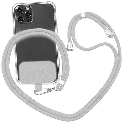 Adjustable Phone Lanyard with Patch for Most Cases Neck Strap Holder - Green.