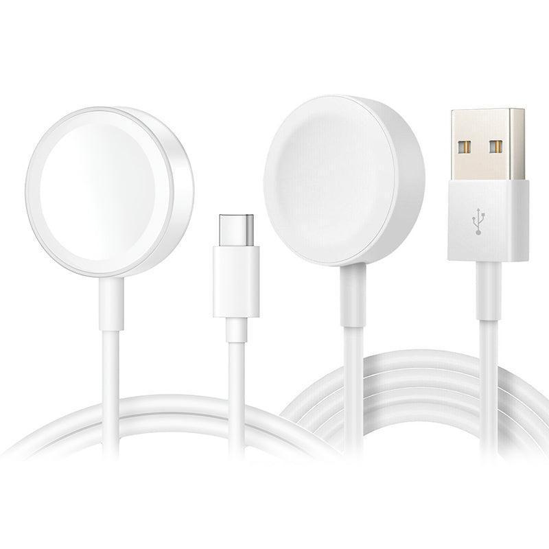 Apple Watch Iwatch Series 6/5/4/3/2/1 Magnetic Charger Usb / Type-C Charging Cable - USB 1PC.