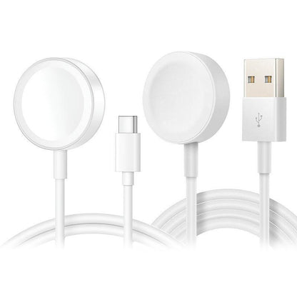 Apple Watch Iwatch Series 6/5/4/3/2/1 Magnetic Charger Usb / Type-C Charging Cable - USB 1PC.
