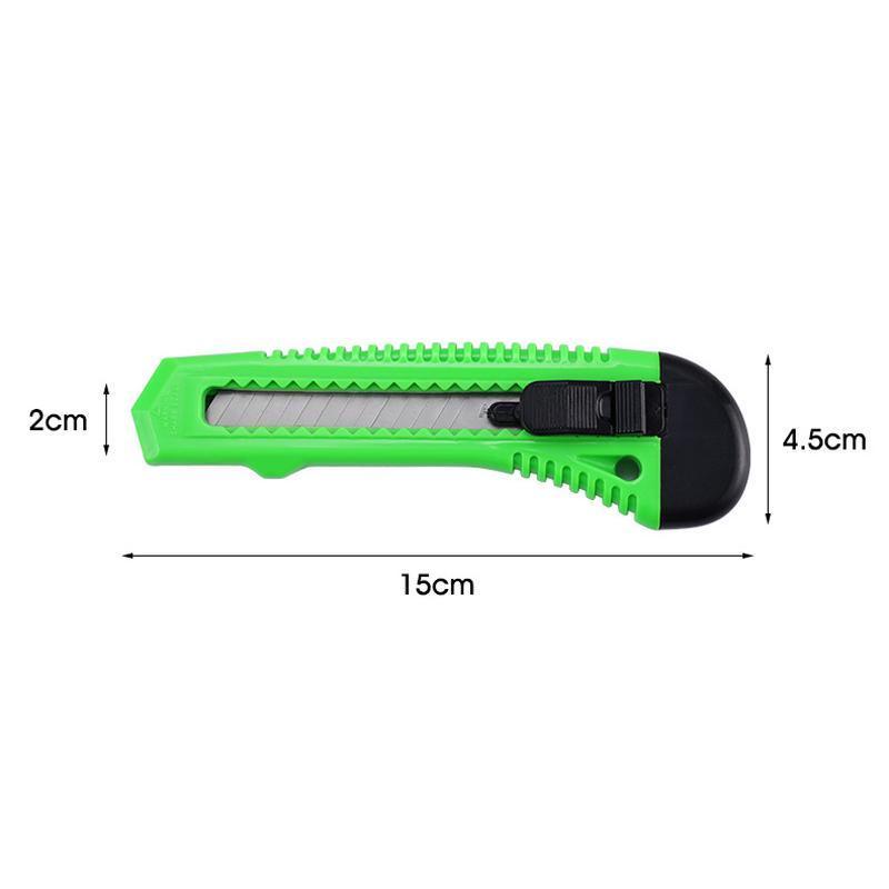 1/2/3PCS Utility Stanley Knife With Blades Blade Retractable Heavy Duty Box Cutter - Red-1PC
