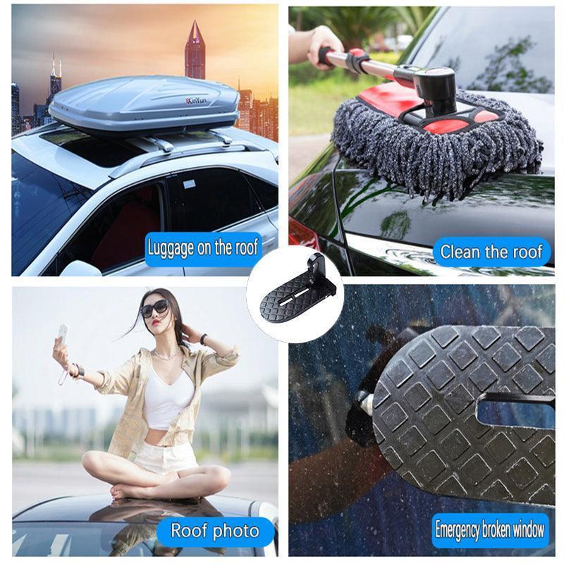 Vehicle Access Roof Of Car Suv Door Step Rooftop Doorstep Latch Pedal Hook.
