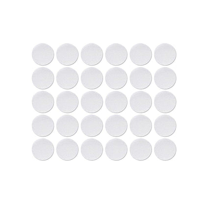 Strong Sticky Round Self Adhesive Dots DIY Bond Tape No Mark Fasteners - White 30Pairs - 15mm