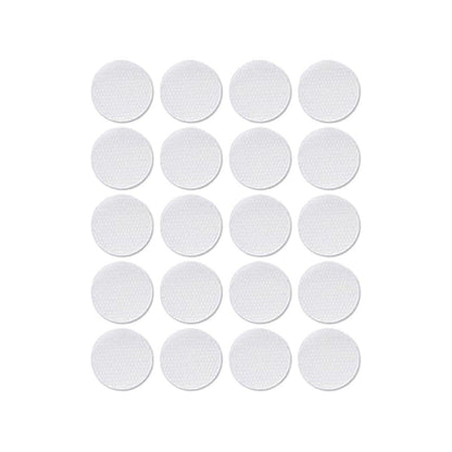 Strong Sticky Round Self Adhesive Dots DIY Bond Tape No Mark Fasteners - White 30Pairs - 15mm