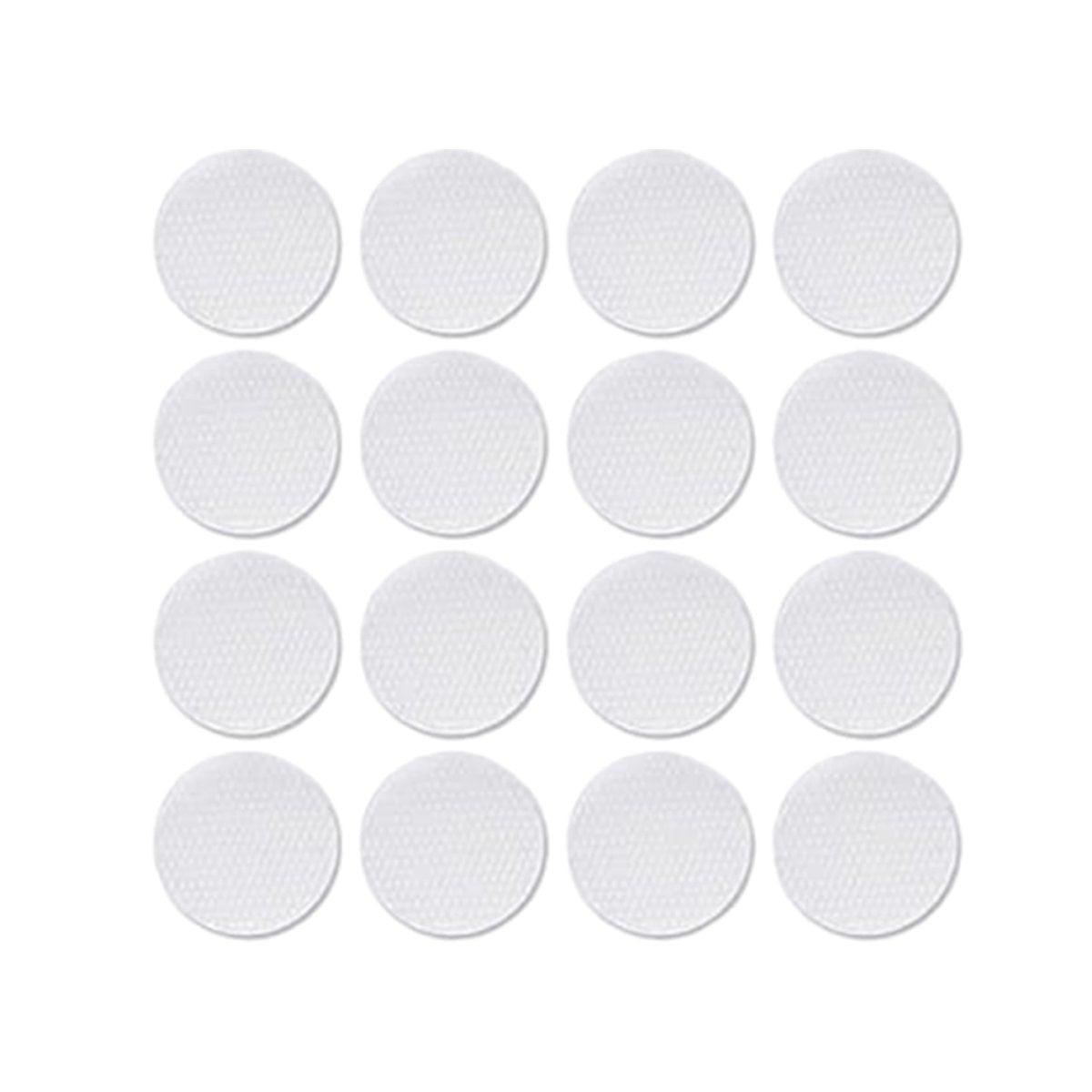 Strong Sticky Round Self Adhesive Dots DIY Bond Tape No Mark Fasteners - White 30Pairs - 15mm