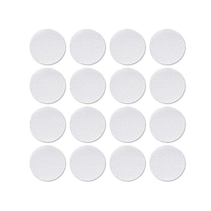 Strong Sticky Round Self Adhesive Dots DIY Bond Tape No Mark Fasteners - White 30Pairs - 15mm