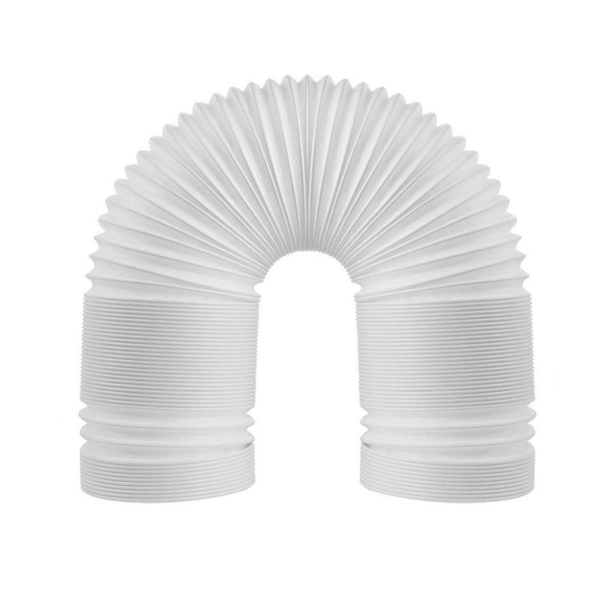 Portable Air Conditioner Exhaust Hose 13/15cm Extendable Vent Pipe PP Steel Wire - 3m x 13cm.