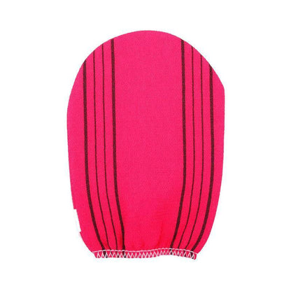 Fiber Cleaner Bath Glove Exfoliating Towel Body Rub Shower Scrub Glove Washcloth - Green