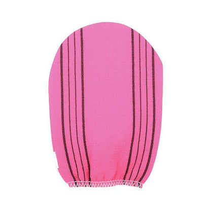 Fiber Cleaner Bath Glove Exfoliating Towel Body Rub Shower Scrub Glove Washcloth - Green