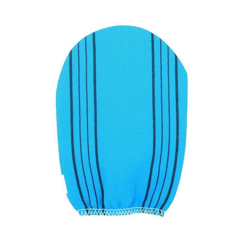 Fiber Cleaner Bath Glove Exfoliating Towel Body Rub Shower Scrub Glove Washcloth - Green