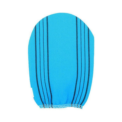 Fiber Cleaner Bath Glove Exfoliating Towel Body Rub Shower Scrub Glove Washcloth - Green