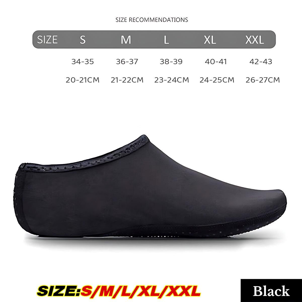 Unisex Water Shoes Slip On Aqua Socks Swim Surf Diving Yoga Exercise Reef Shoes - Blue-S