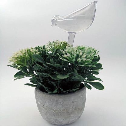 Automatic Self Plant Watering Glass Bulbs Water Feeder Indoor Irrigation Outdoor - Butterfly.