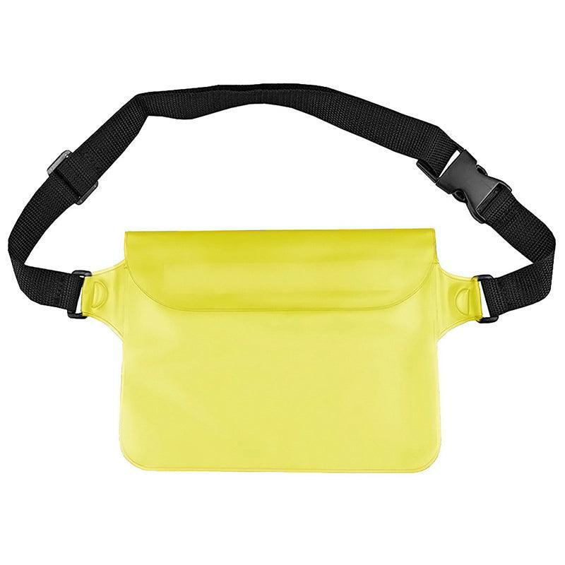 Waterproof Underwater Waist Belt Bum Bag Beach Swimming Boating Dry Phone Pouch - Blue