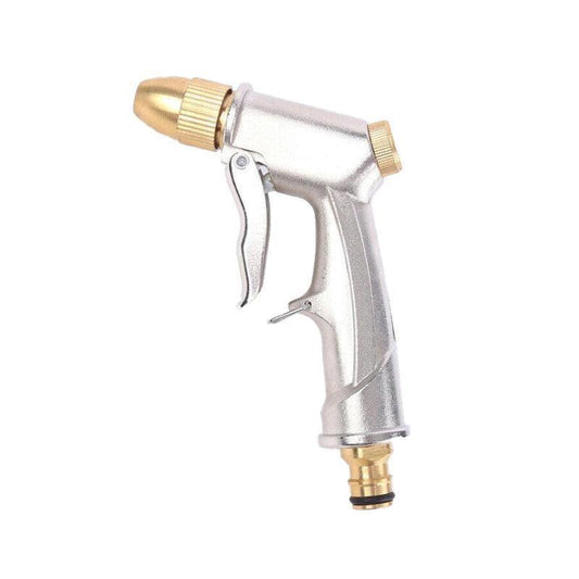 2Pcs High Pressure Water Spray Handle Nozzle Brass Garden Hose Pipe Lawn Car Wash.