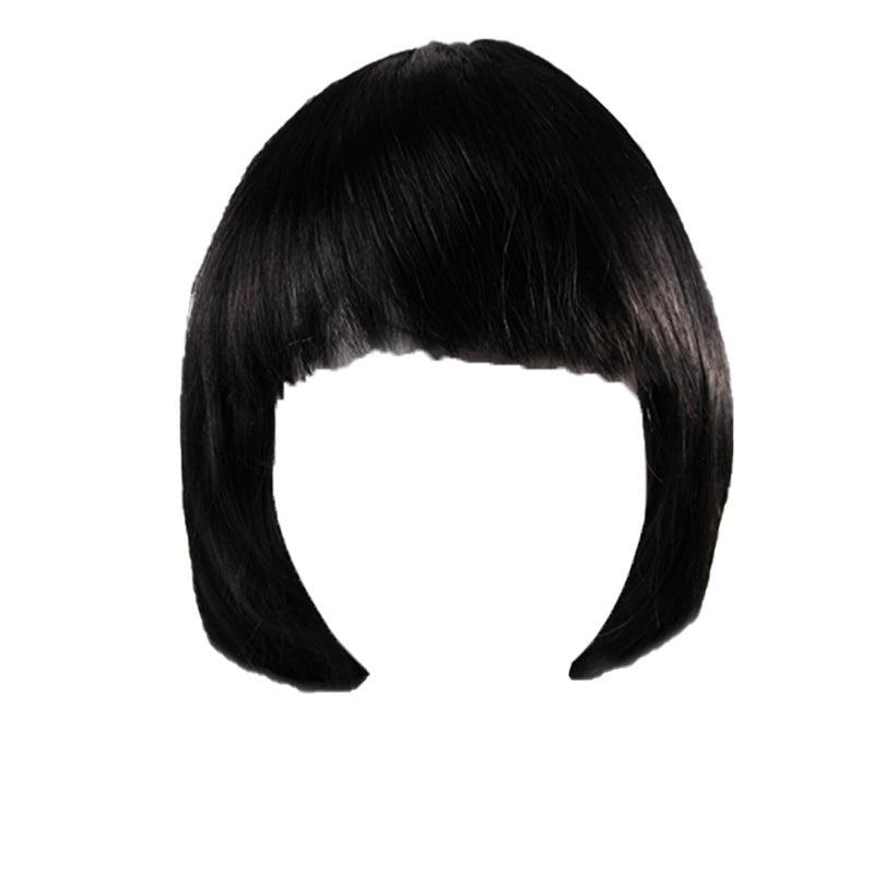 Short Bob Wig with Bangs for Women Synthetic Cosplay Party Hair in 14 Colours - Red