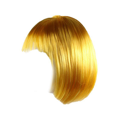 Short Bob Wig with Bangs for Women Synthetic Cosplay Party Hair in 14 Colours - Red