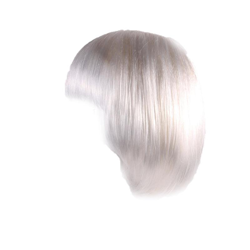 Short Bob Wig with Bangs for Women Synthetic Cosplay Party Hair in 14 Colours - Red