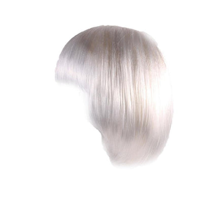 Short Bob Wig with Bangs for Women Synthetic Cosplay Party Hair in 14 Colours - Red