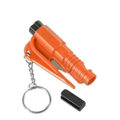 3 In 1 Car Window Glass Breaker Emergency Escape Tool with Cutter - Green.