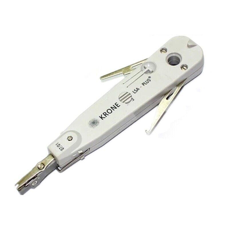 Network Cable Punch Down Tool with Hook and Blade for RJ45 RJ11 Cat5e Cat6.