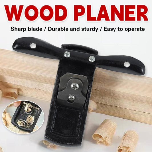 Mini Handheld Cast Iron Woodworking Planer Manual Flat Trimming Smoothing Tool.