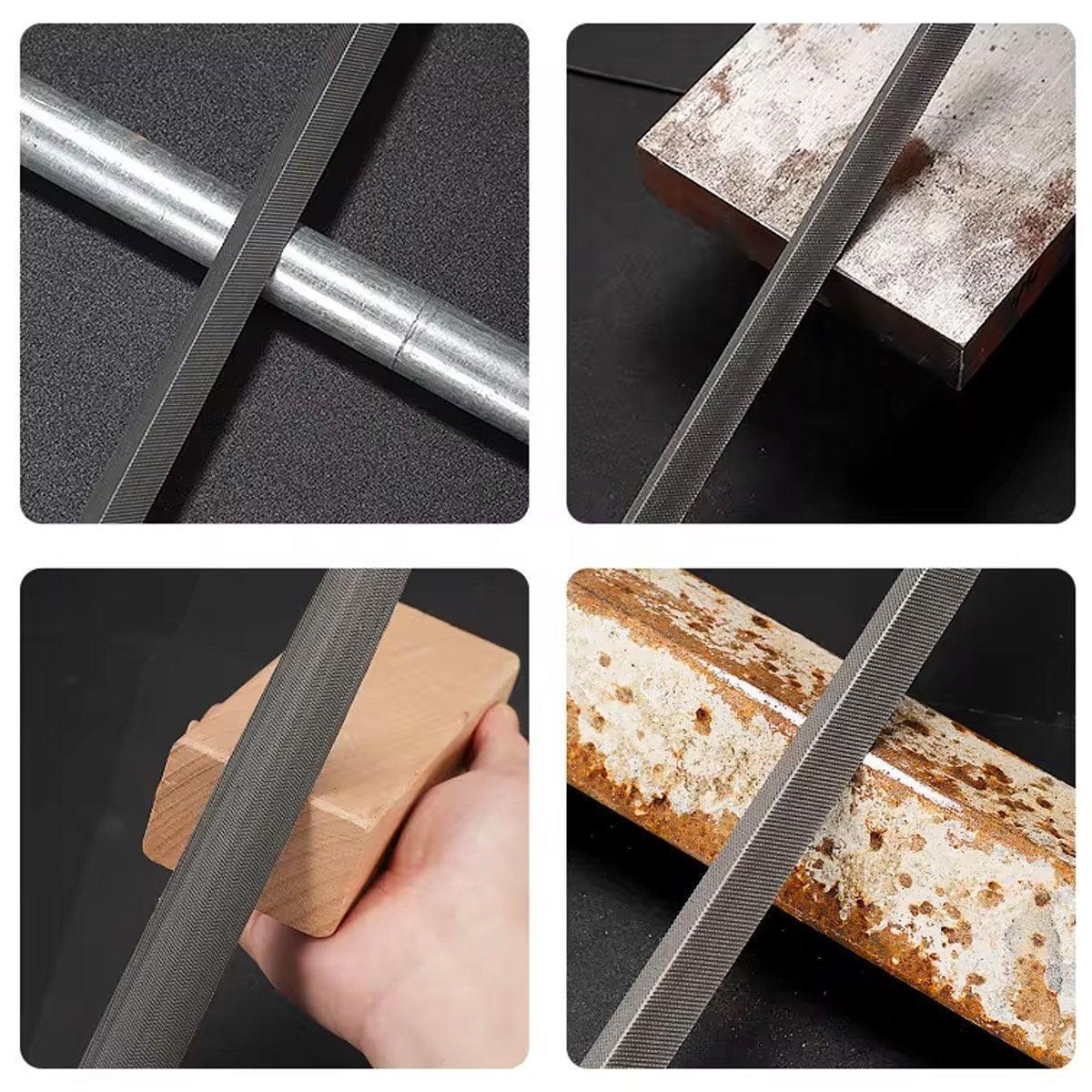 3pcs Woodworking File Trimming Sanding Tool Set for Wood Metal Shaping Smoothing.