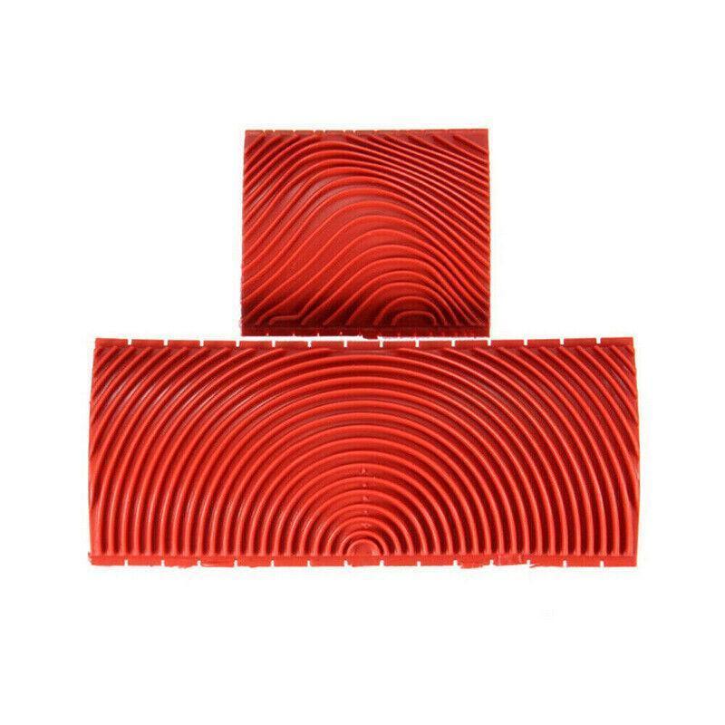 2PCS Wood Graining Tool Wood Grain Wall Art Paint For Wall Painting Decor DIY.