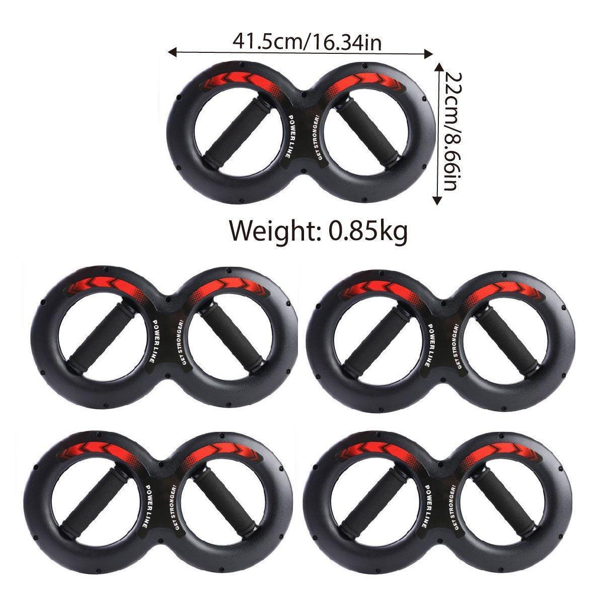 Multifunctional Arm Strength Grip Wrist Power Device Fitness Hand Grip Enhancer - 5kg.
