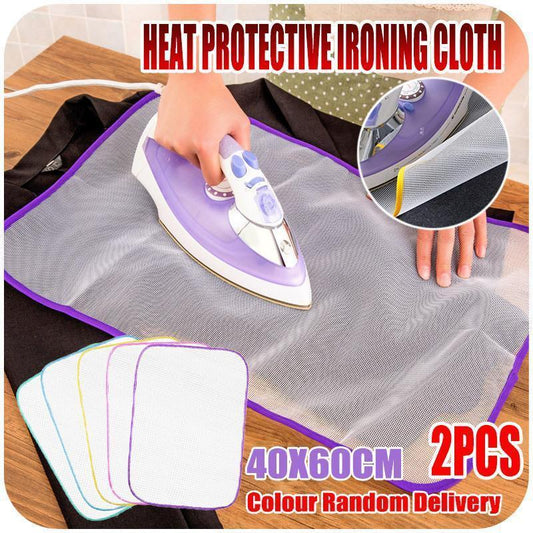 2PCS Heat Protective Ironing Cloth Protective Ironing Mattress Mesh Pressing Pad.