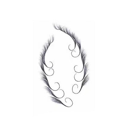 Hairline Edge Tattoo Stickers - Curly Fringe Decals for Women Styling - 4