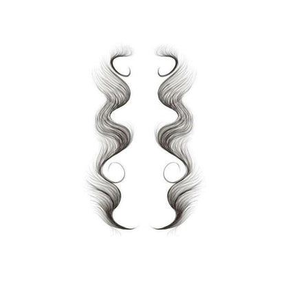 Hairline Edge Tattoo Stickers - Curly Fringe Decals for Women Styling - 1