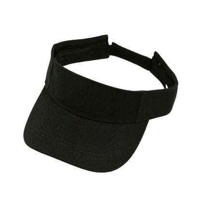 Women Adjustable UV Protection Sport Visor Cap Beach Sun Hat New Stylish Design - Pink