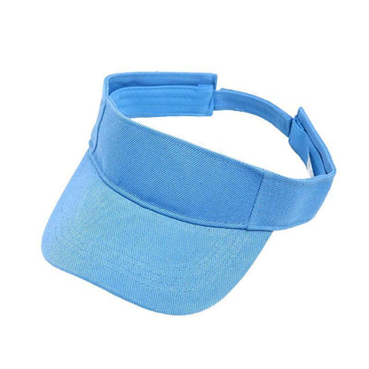 Women Adjustable UV Protection Sport Visor Cap Beach Sun Hat New Stylish Design - Khaki