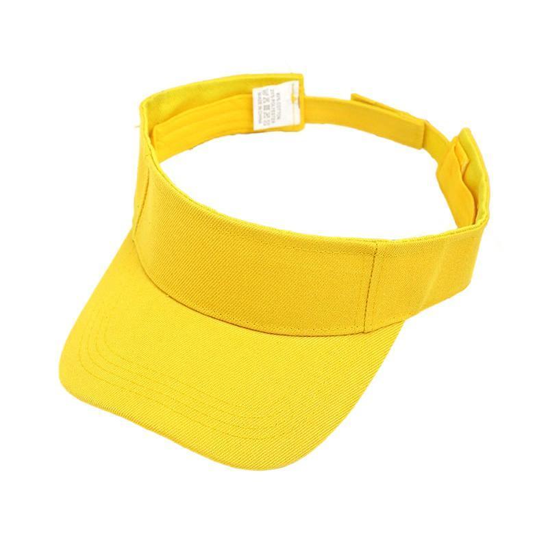 Women Adjustable UV Protection Sport Visor Cap Beach Sun Hat New Stylish Design - Khaki