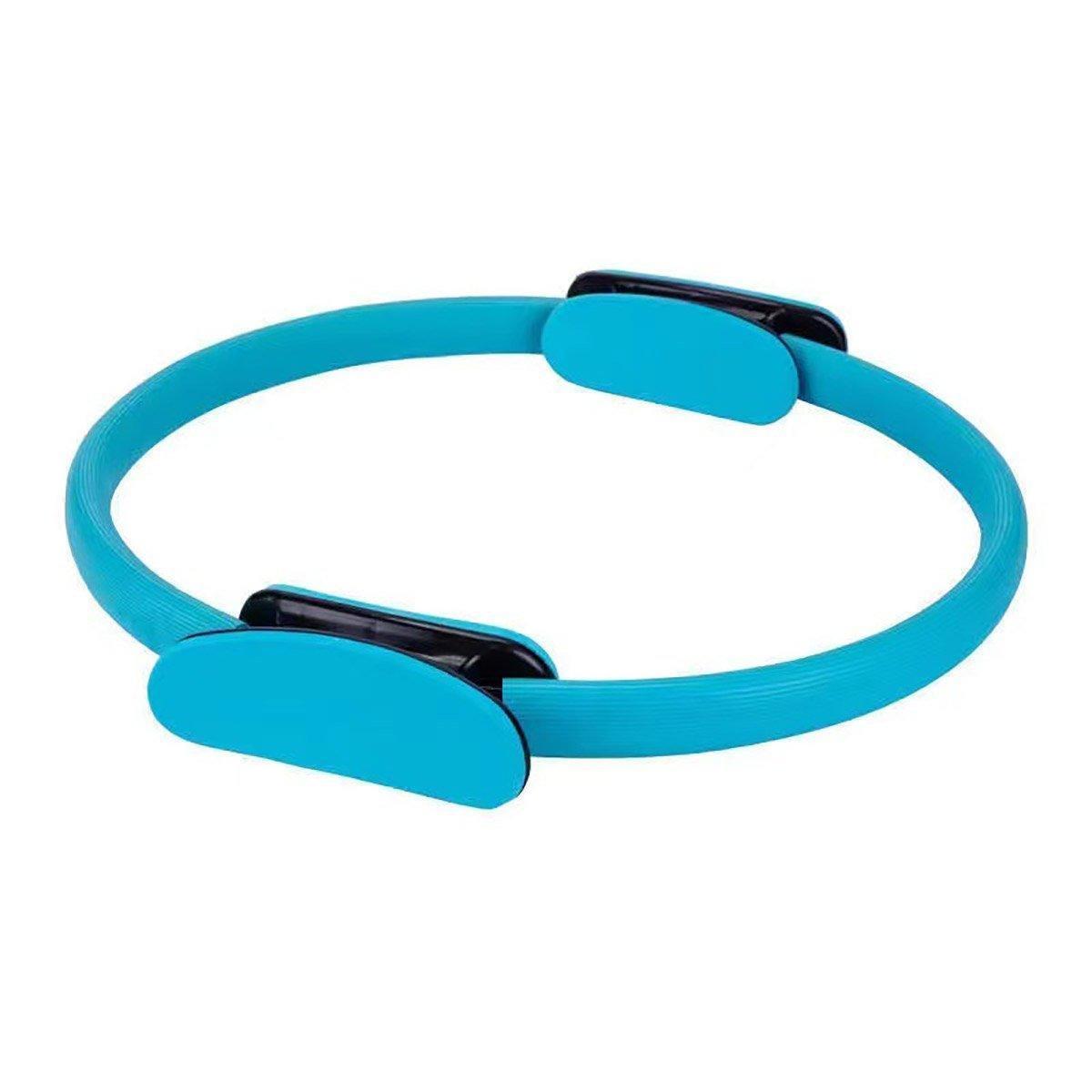 6 Colours Pilates Yoga Ring Magic Circle Fitness Equipment for Toning Slim Legs - Pink.
