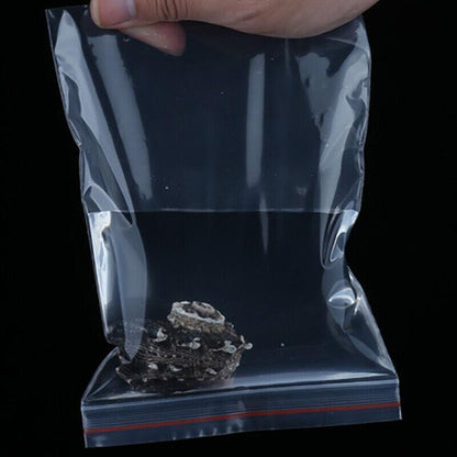 100X Bulk Clear Resealable PE Plastic Zip Bags - 4*6cm â 1PC Sample Only.