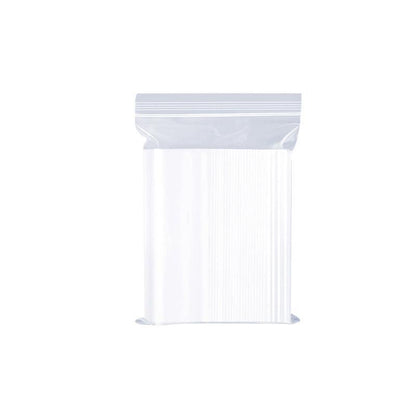 10/100PCS Thick Resealable Ziplock Bags in 12 Sizes Zip Lock Plastic Bags - 8x12cm-100pcs