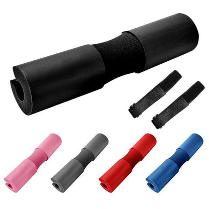Squat Pad Barbell for Squats Lunges Hip Thrusts Neck Shoulder Protective Support - Red.