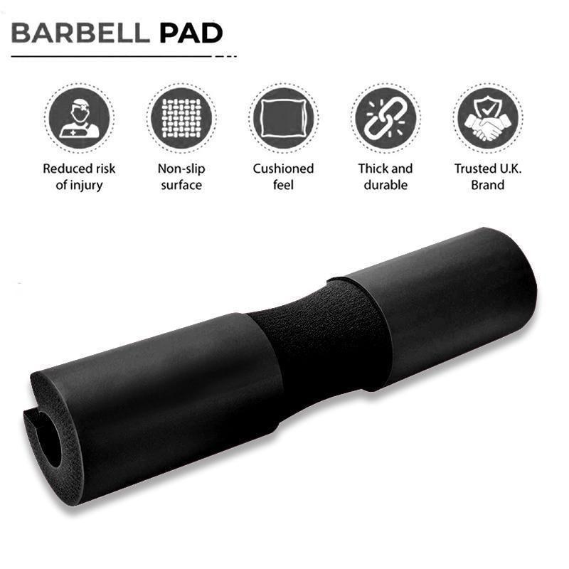 Squat Pad Barbell for Squats Lunges Hip Thrusts Neck Shoulder Protective Support - Red.