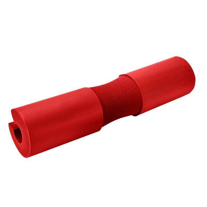 Squat Pad Barbell for Squats Lunges Hip Thrusts Neck Shoulder Protective Support - Red.