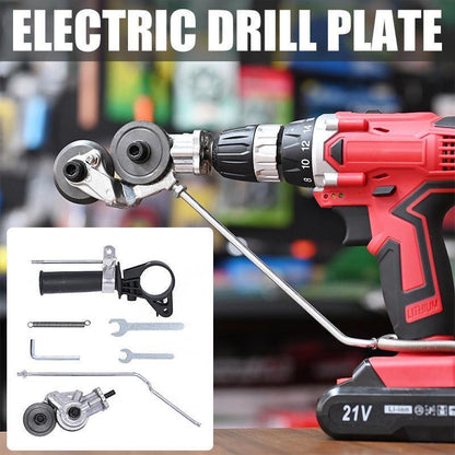 Electric Drill Plate Cutter Sheet Metal Nibbler Precise Cutting Shears Cutter.