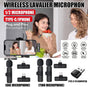 Wireless Lavalier Microphone Mini Mic For Android iPhone iPad Vlog Live Stream - Type-C to computer (Without Microphone).