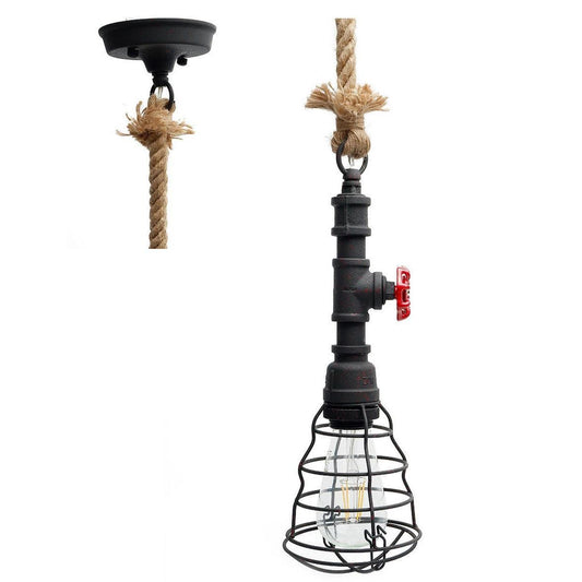 Vantage Pipe Pendant Light - Rusty.