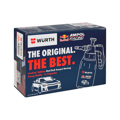 1L Wurth RedBull Ampol F1 Racing Brake Cleaner Specific Pump Spray Bottle Unfilled.