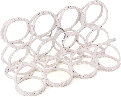 2x 24 Hole Scarf Hanger Holder Storage Tie Belt Scarf Organiser Space Saver