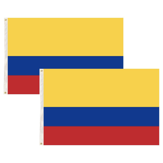 2x Republica de Colombia Country Flags Heavy Duty Colombian - 150cm x 90cm.