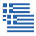 2x Greece Country Flags Greek Heavy Duty National Olympics Europe - 150cm x 90cm.