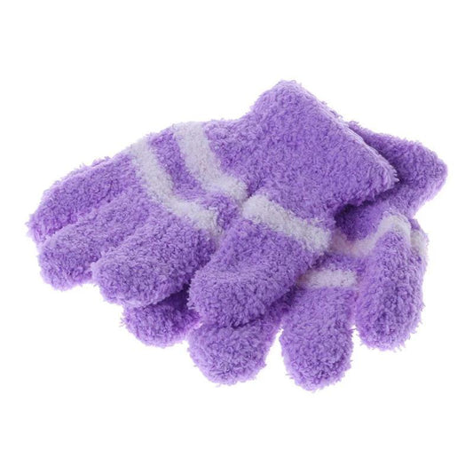 1 Pair Baby Gloves Warm Winter Full Finger Thermal Coral Fleece Kids Boys Girls.