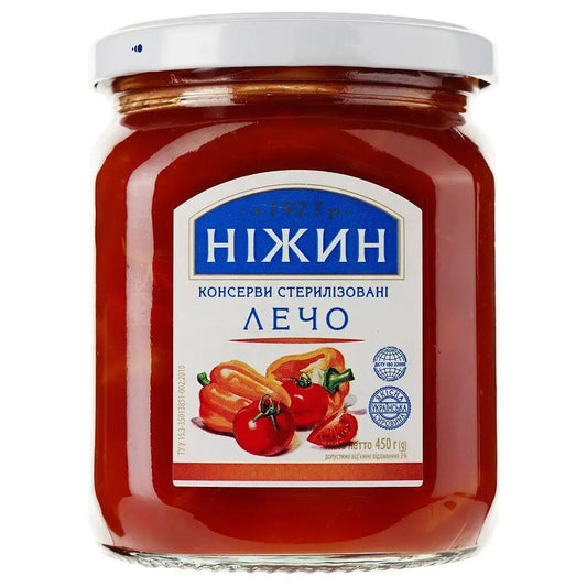450g Ukrainian Roasted Capsicum Peppers & Tomato Relish Spread Lecho.